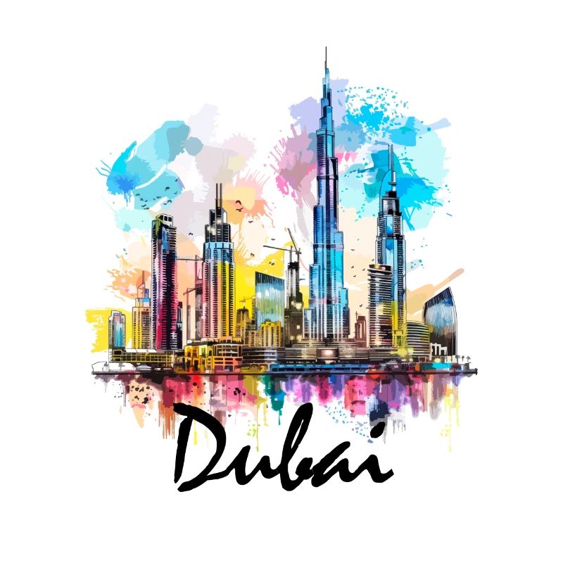 Dubai Skyline Arab Emirates