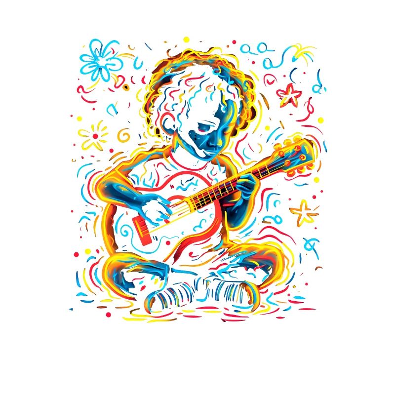 Small Ukulele Player