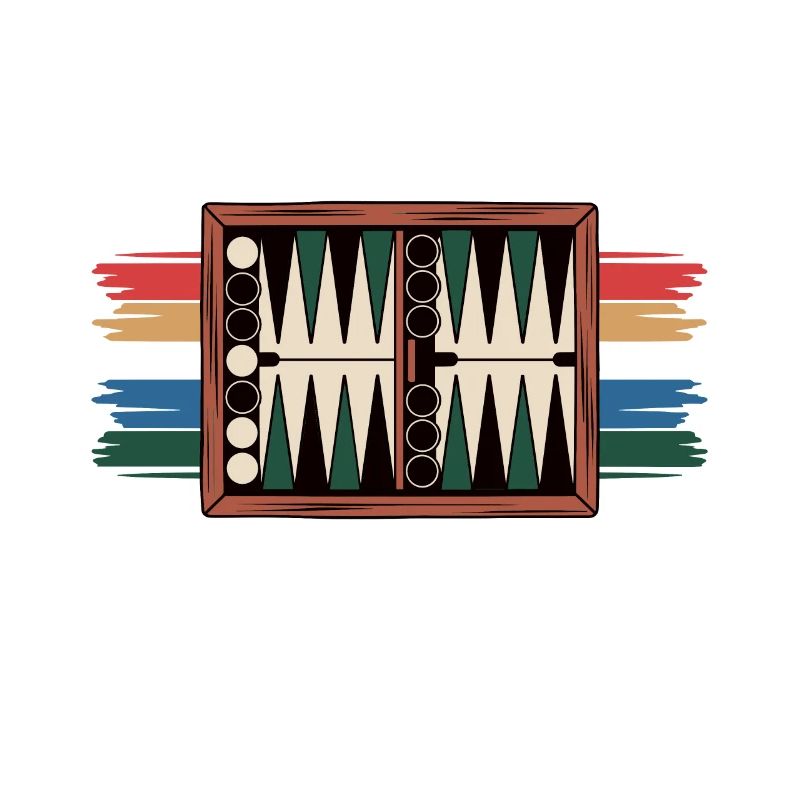Life's a Game Backgammon is serious Lovers Board G