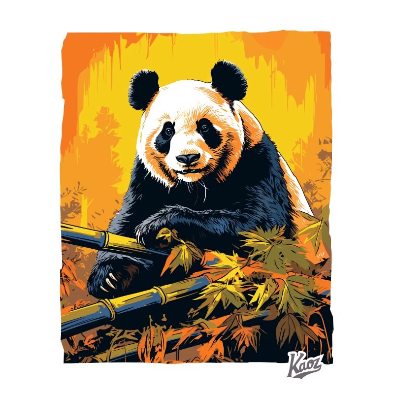 Panda dans la jungle