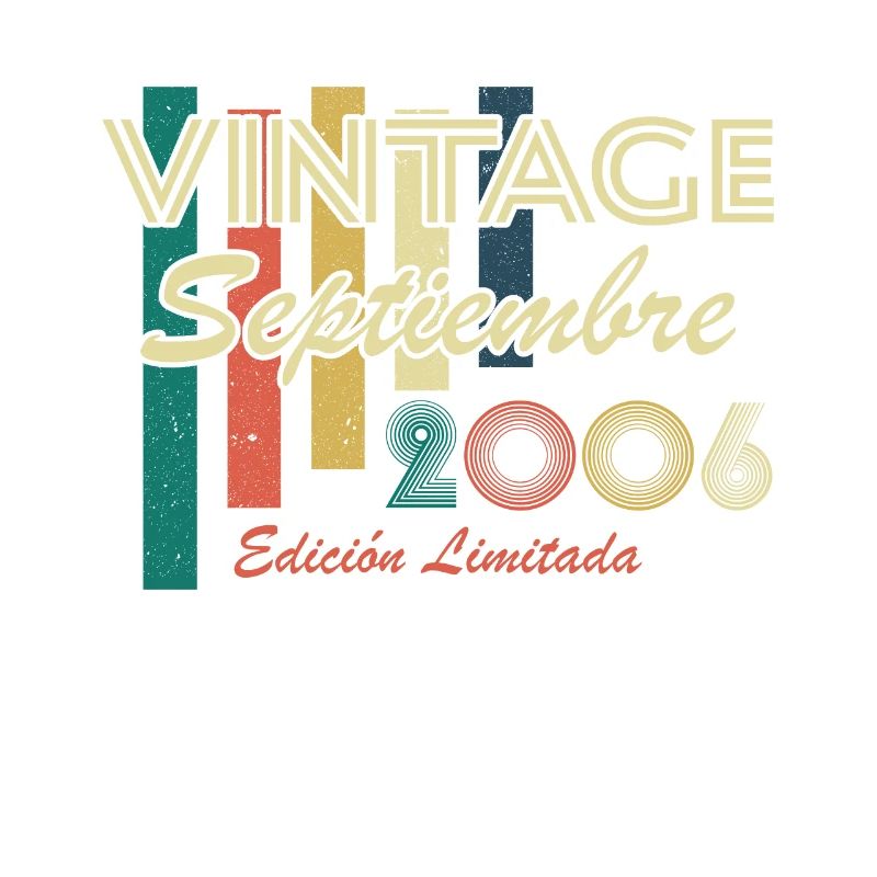 September 2006 Retro Vintage Birthday Gift