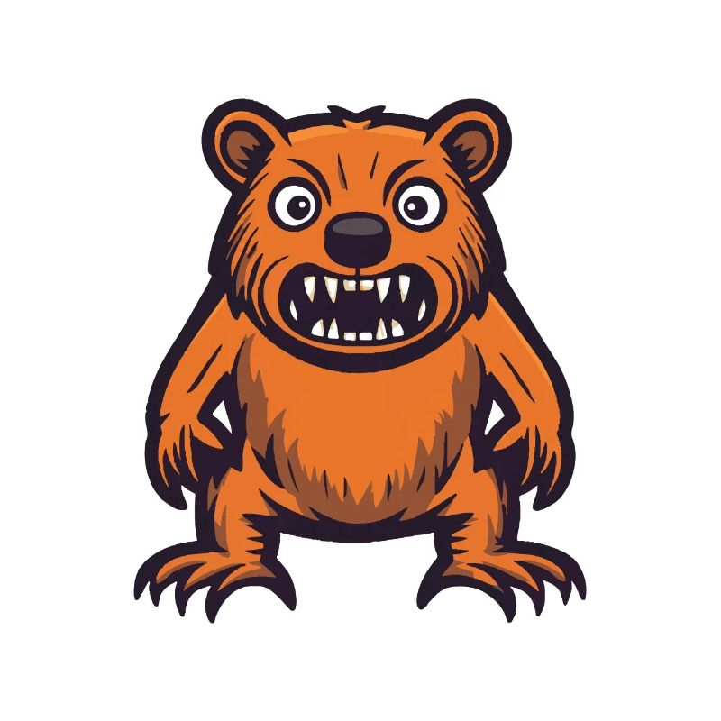 Beaver Halloween Comic Funny