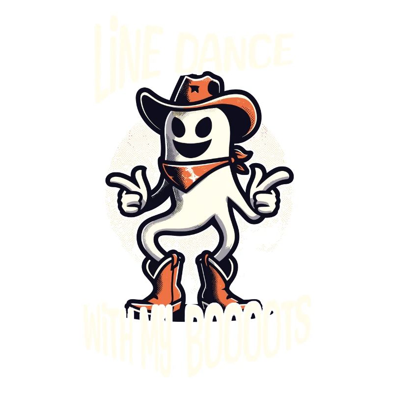 Cowboy With Boots Line Dance Ghost