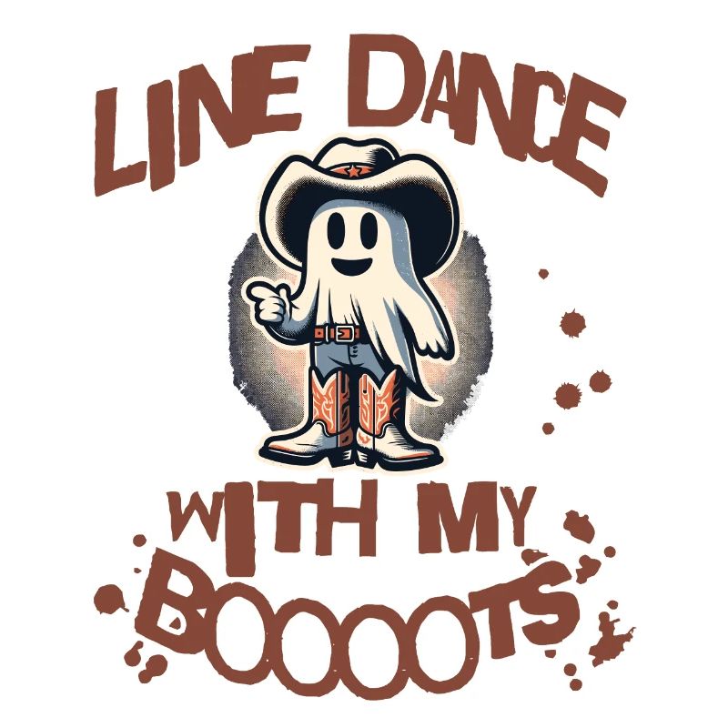 Cowboy With Boots Line Dance Ghost