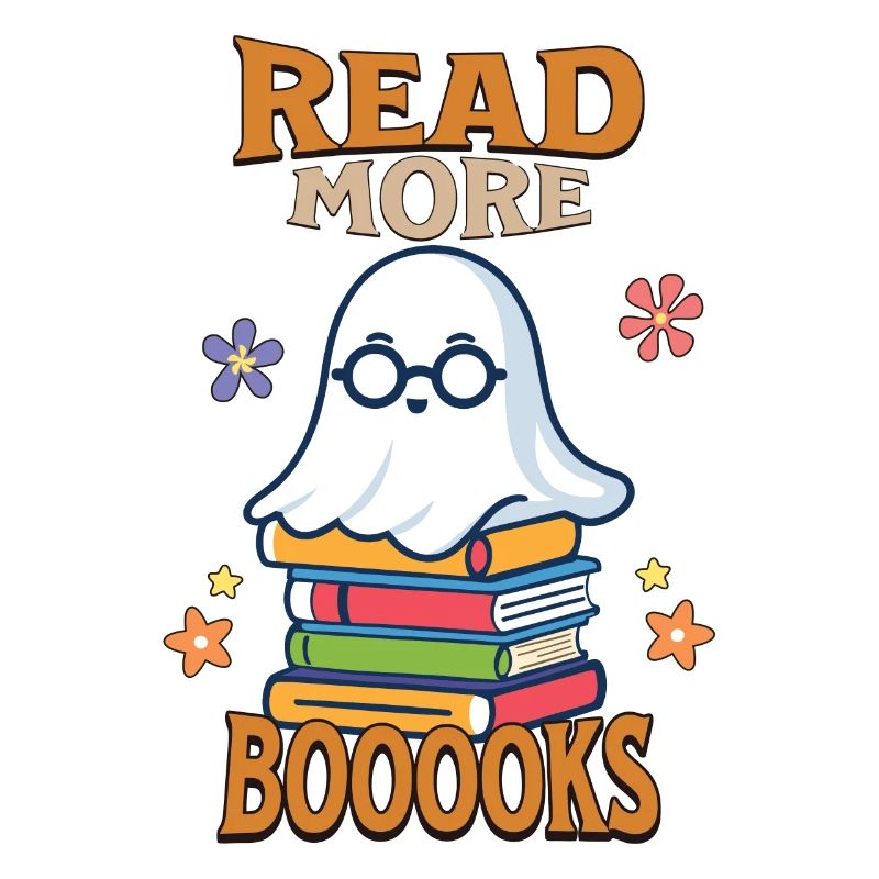 Cute Book Lover Ghost Costume
