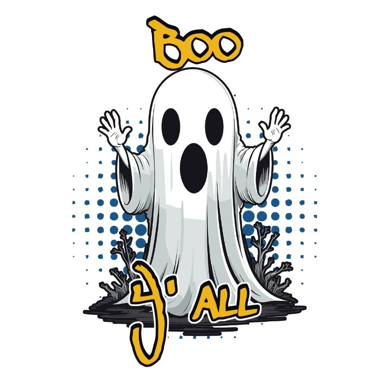 Funny Ghost Design Costume Idea For Cool