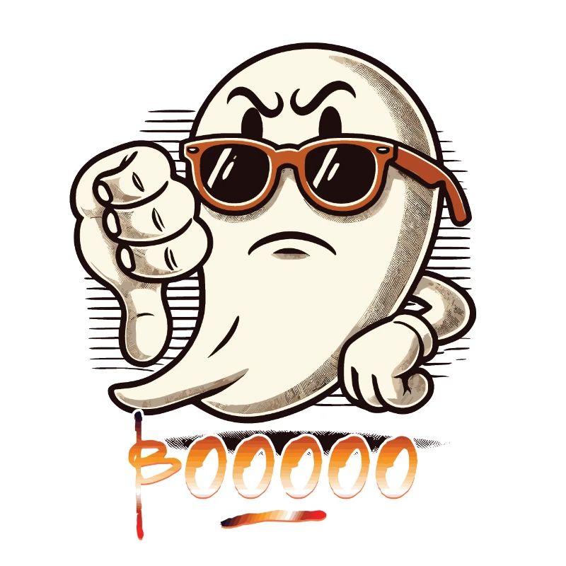 Booing Ghost Drôle Ghost Design