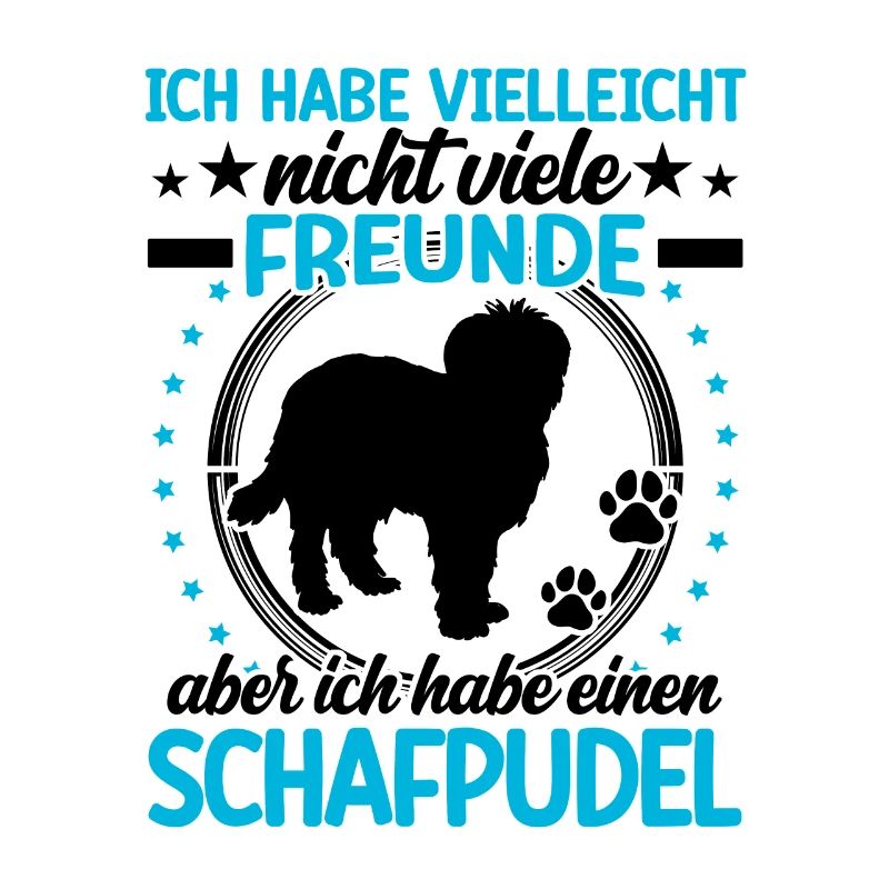 Le caniche mouton est mon caniche de troupeau ami