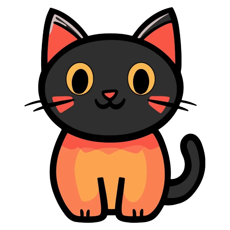 Chat Symbole d’Halloween Chat
