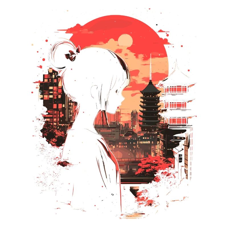 Fille d’Anime Japon