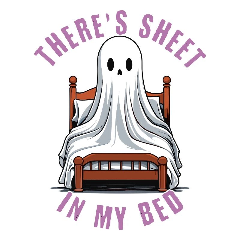 Drôle de dicton d’Halloween : il y a du drap dans mon lit