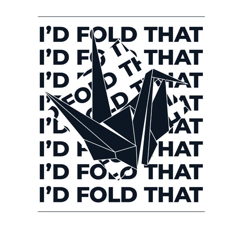 I'd Fold That Owl Paper Crane Folding Master