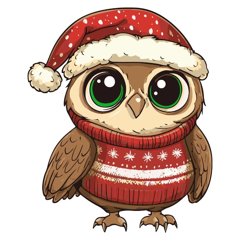 Owl Christmas Comic