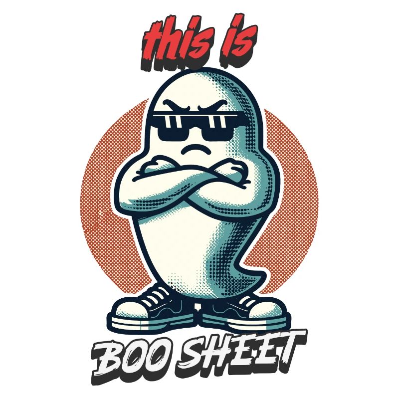 Funny Halloween Boo Sheet Ghost Style