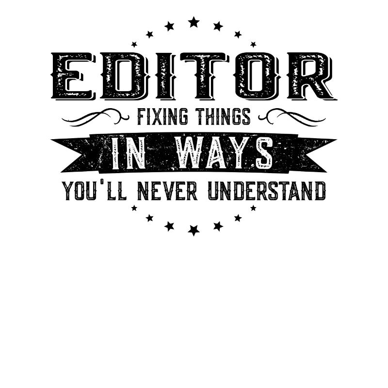 Editor Colleagues Gift Profession Saying Funny