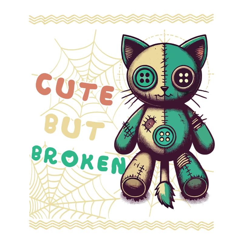 Mental Psychopath Cute But Broken Design