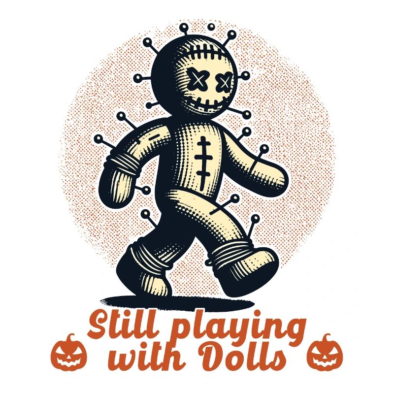 Voodoo Doll Creepy Party Design