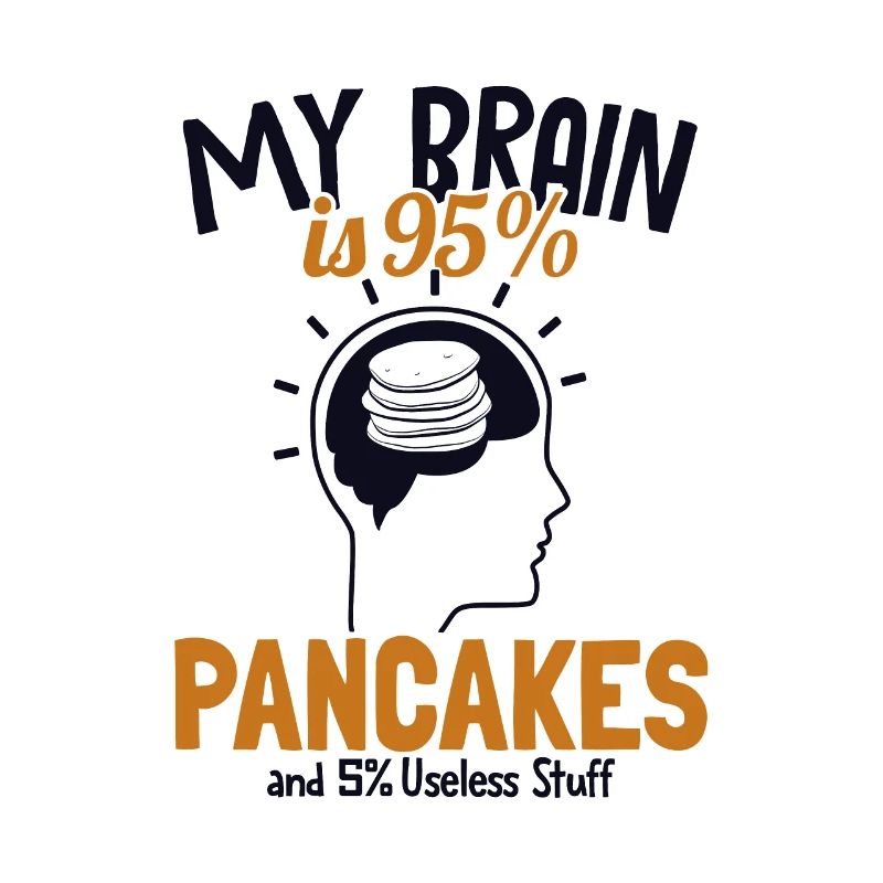 Mon cerveau est composé à 95% de crêpes Recettes Griddlecake