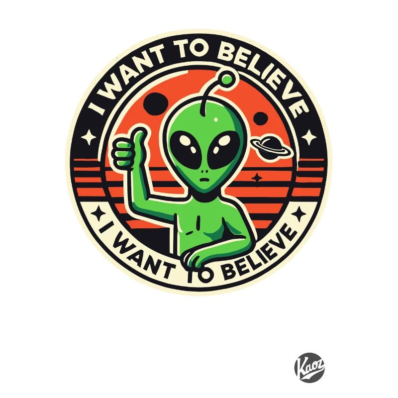 Grüner Alien: Daumen Hoch, Ich Will Glauben