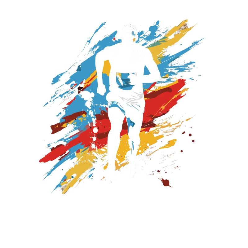 Dessin de garçon marathon