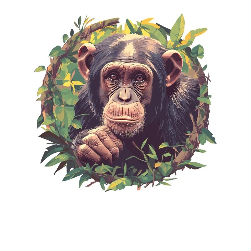 Chimpanzee Schimpansen Schimpanse