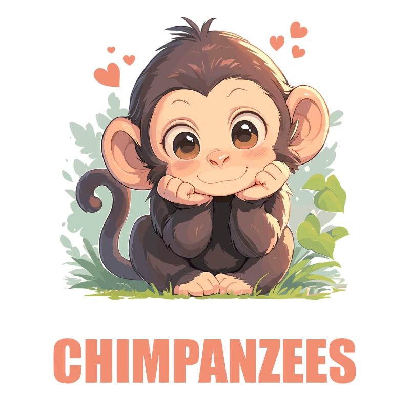 Chimpanzee Schimpansen Schimpanse