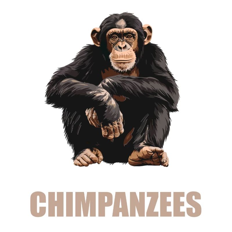Chimpanzee Schimpansen Schimpanse