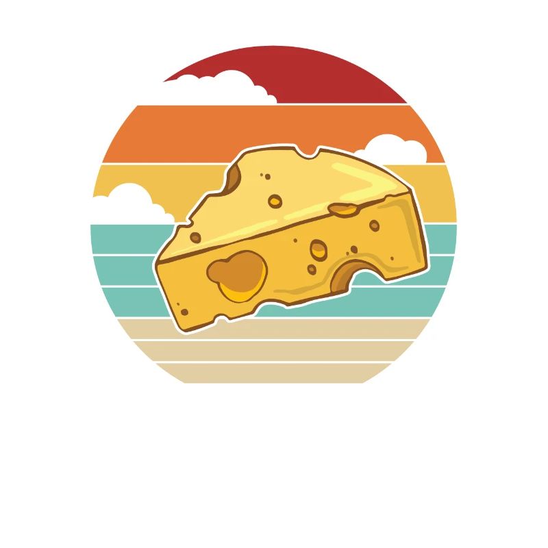 Retro Maker Queso Cheesemonger Lover Fromage Gouda