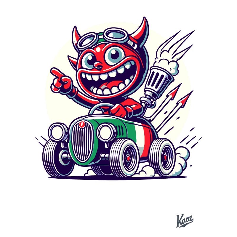Little Italian car devil