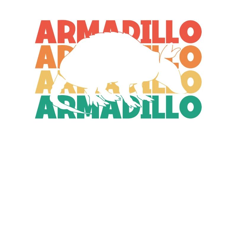 Armadillo Texte Rétro Fée Rose Chlamyphoridae