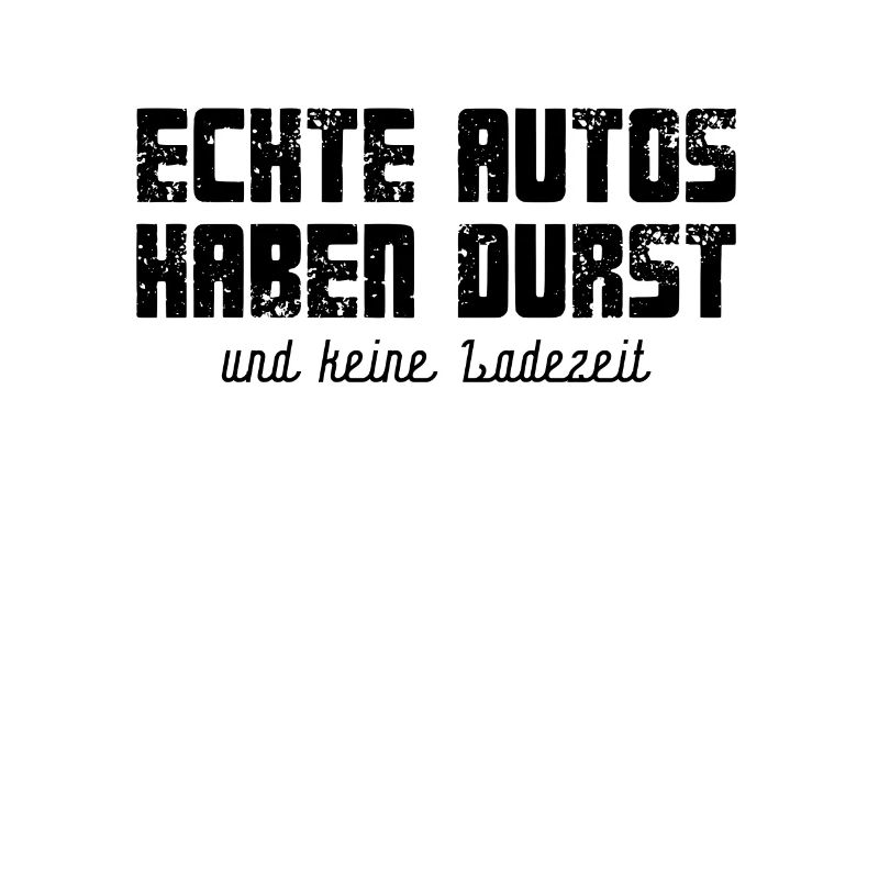 Echte Autos haben Durst Motorschau Benzin PS