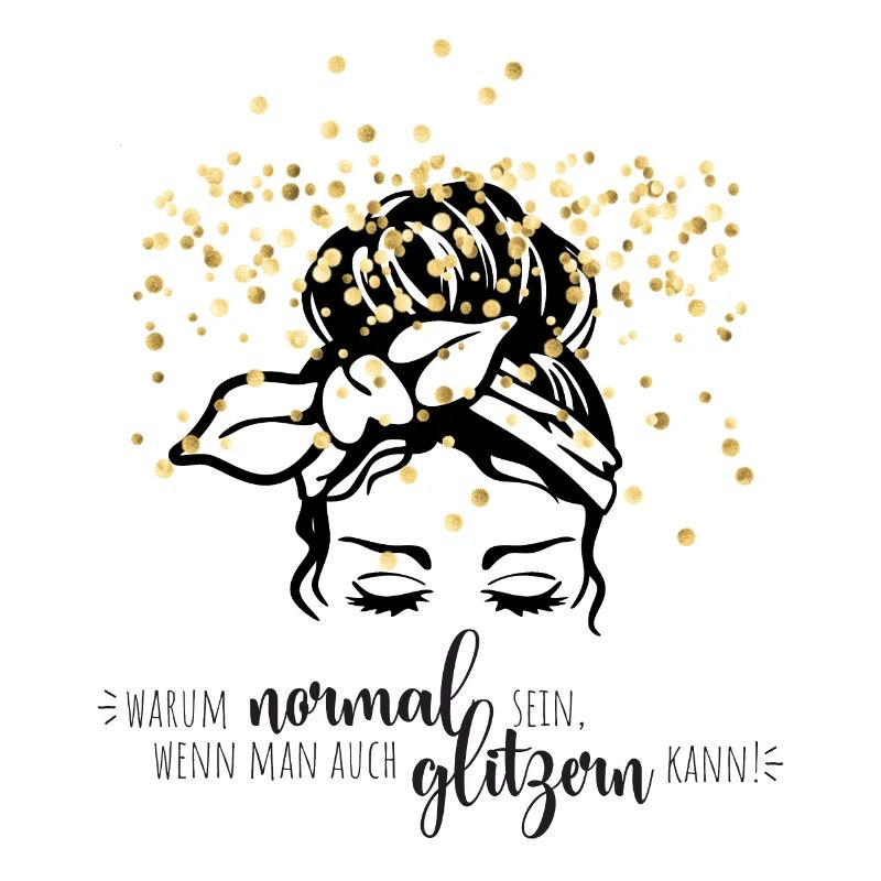 Glitzerkonfetti Spruch
