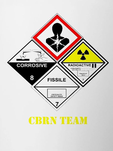 CBRN Team Gefahrensymbole