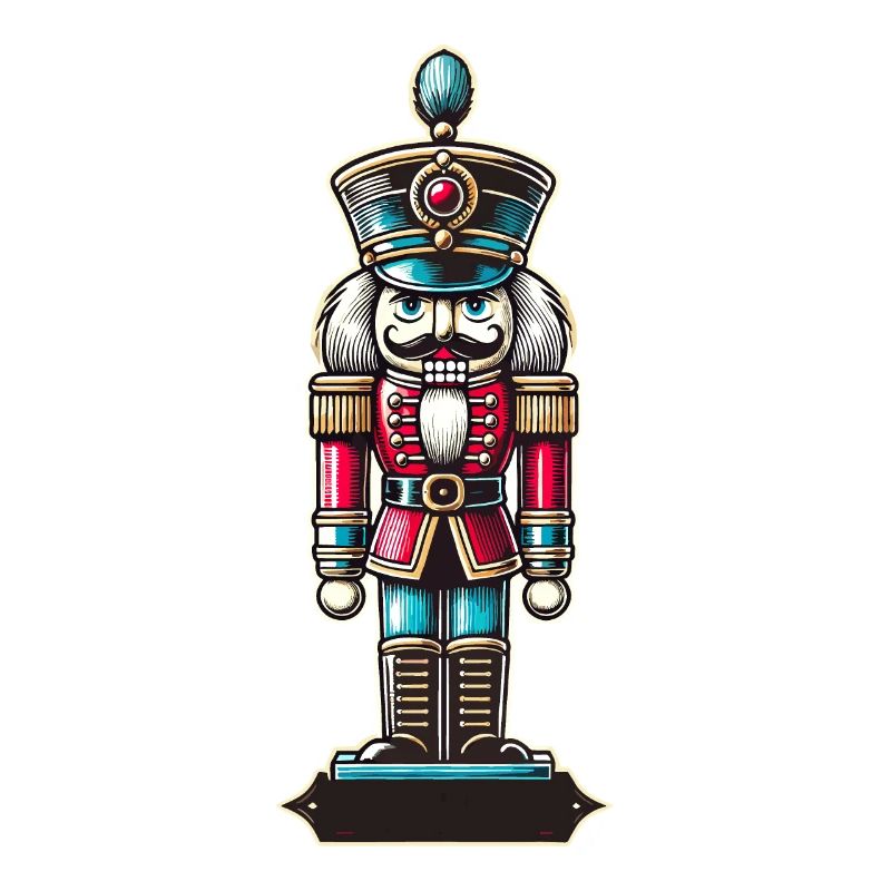 Christmas Nutcracker Retro Style