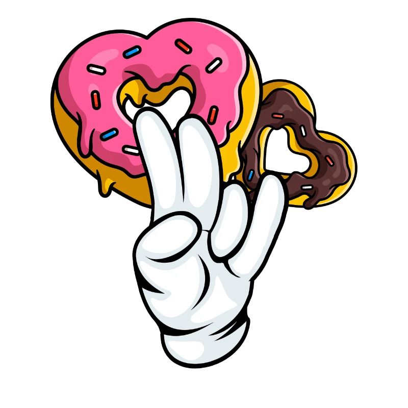 silly embarrassing sarcasm nerd geek donut