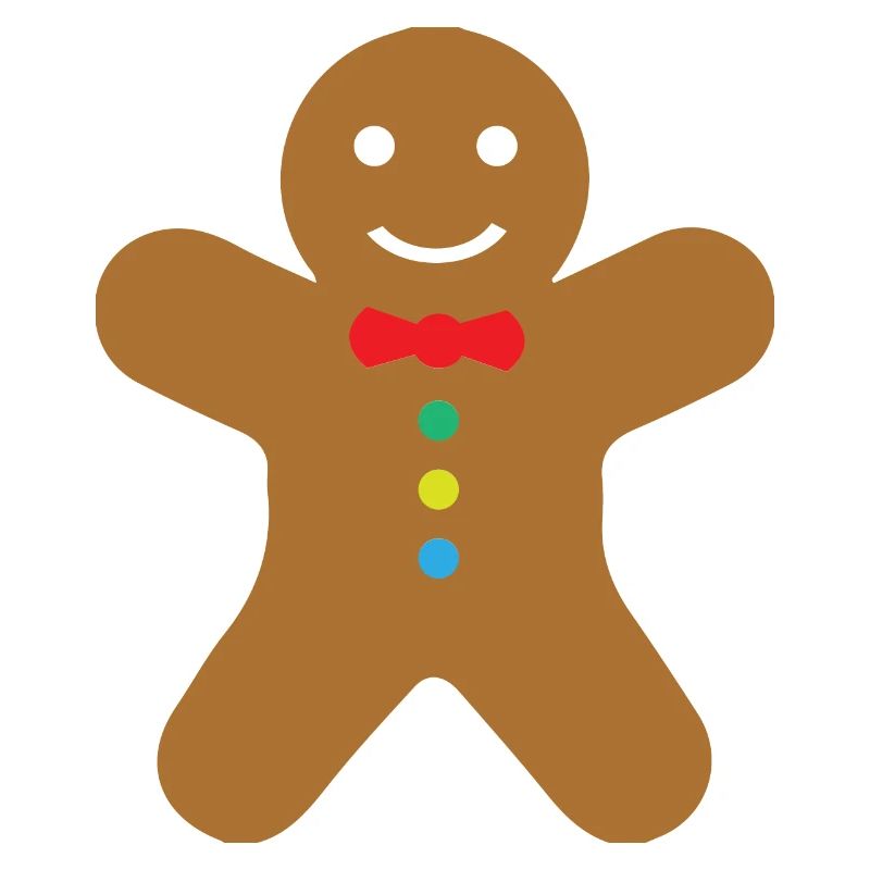 Funny Christmas Gingerbread Man