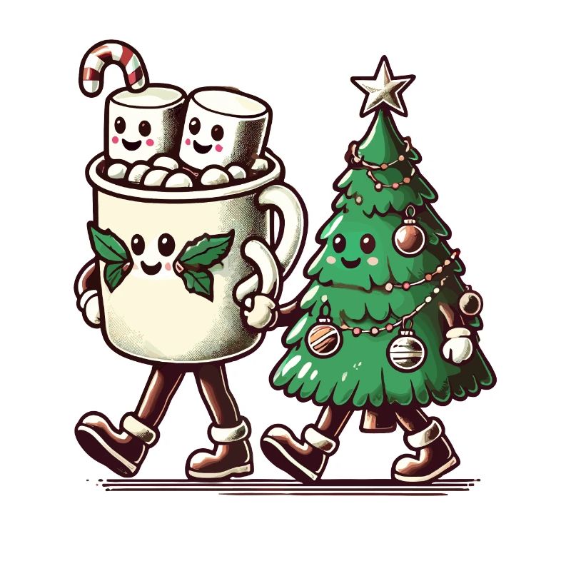 Joyeux Noël Style Rétro
