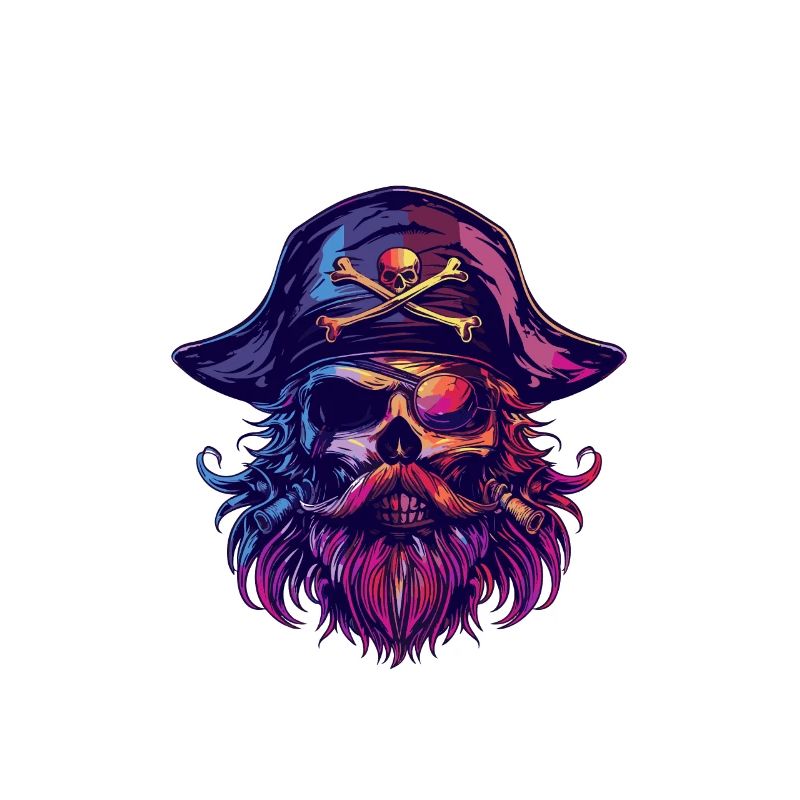 Capitaine Crâne de pirate