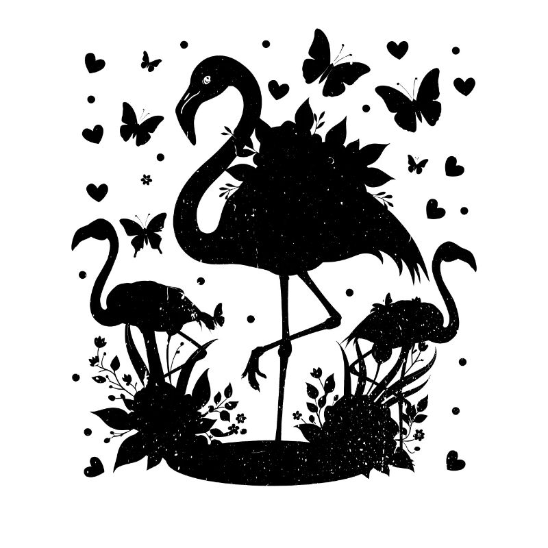 Flamants roses mignons