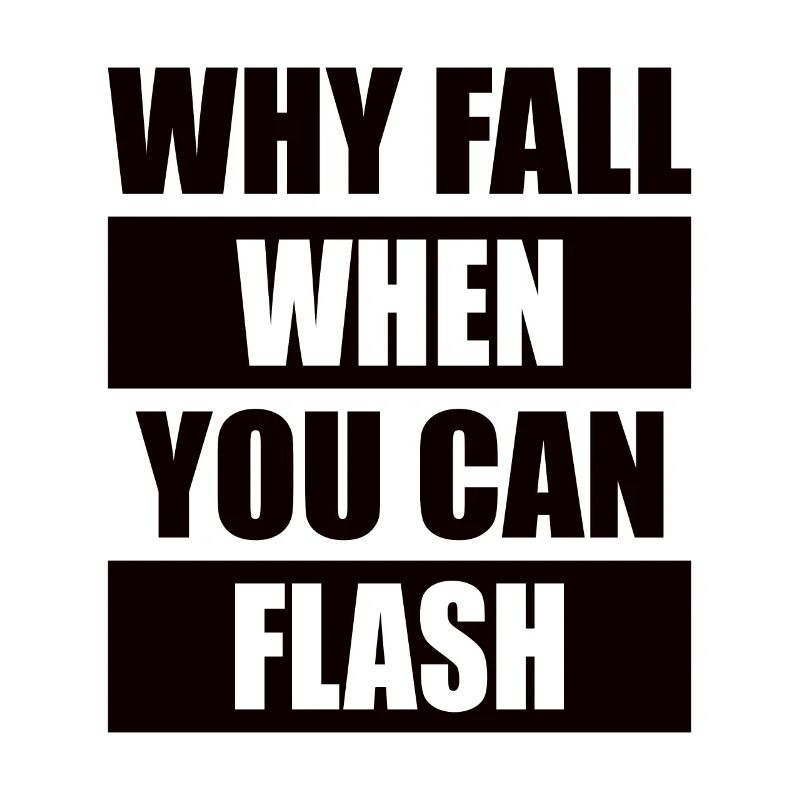 Why fall when you can flash boulderers