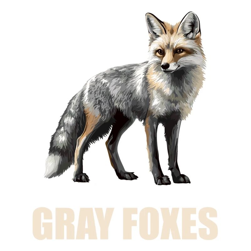 Gray foxes Gray fox