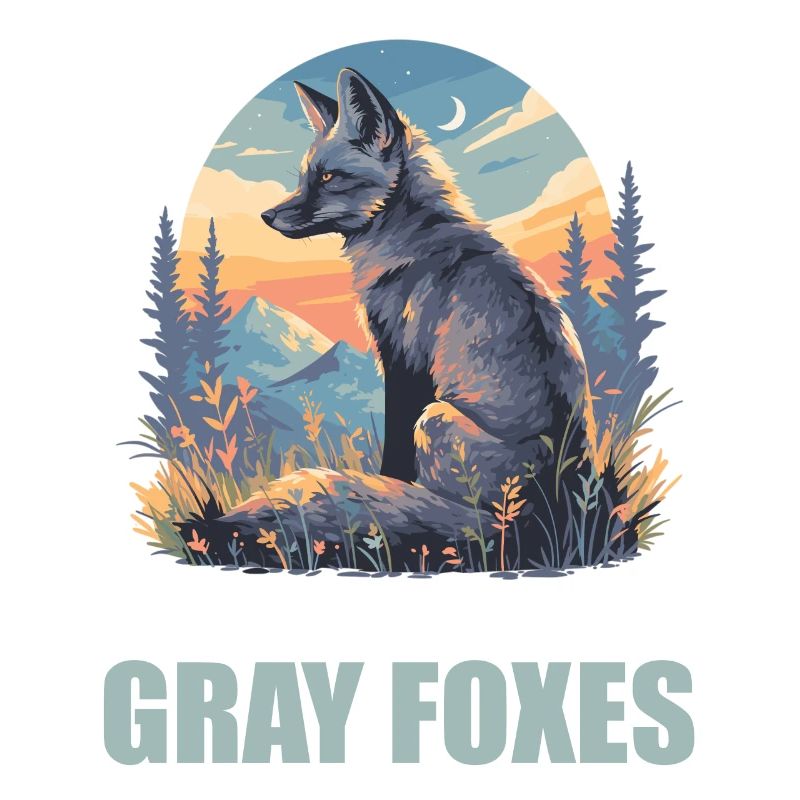 Gray foxes Gray fox