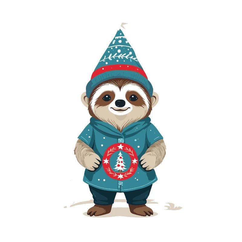 Cozy Sloth Gnome Gnome Gnome
