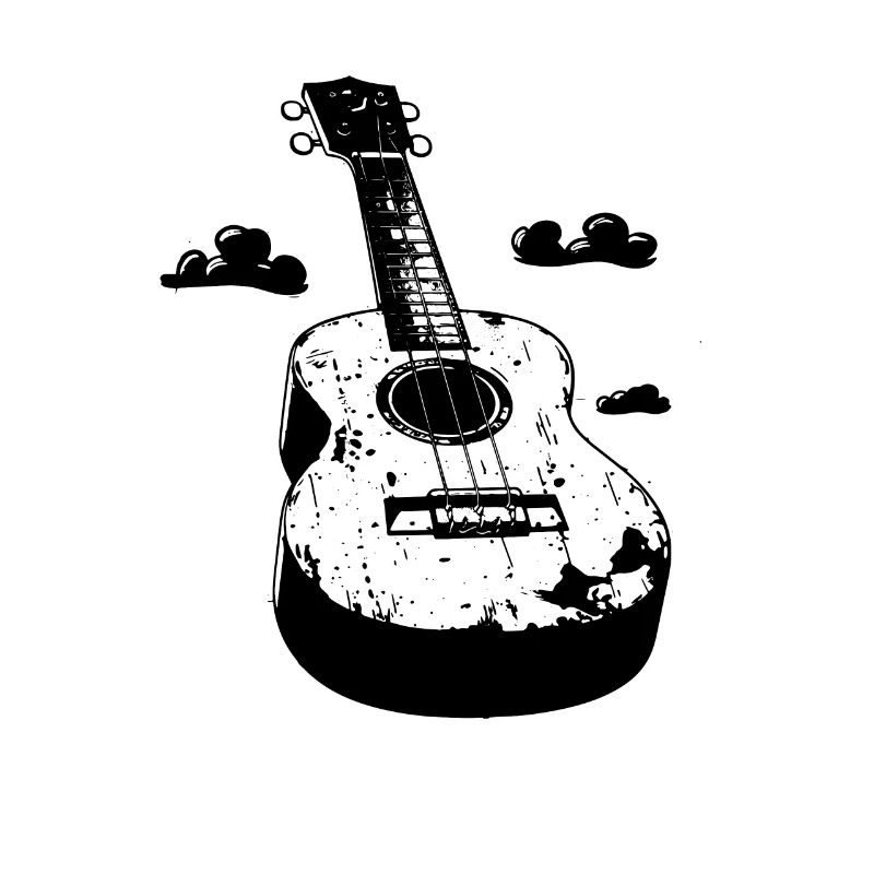 Ukulele Comic-Stil