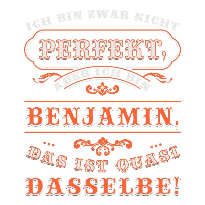 Funny BENJAMIN for Name Day with Name Name