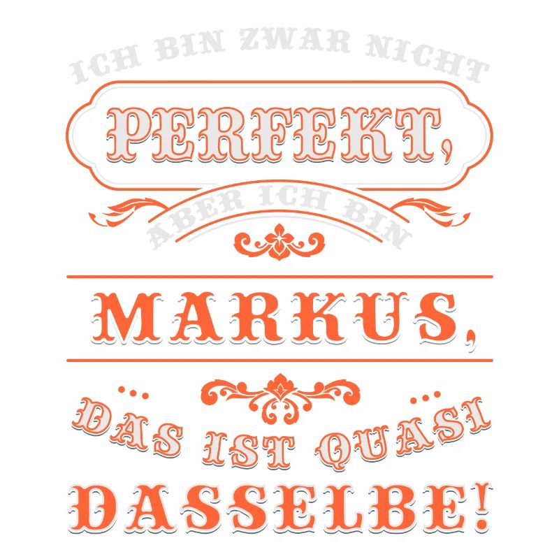 Funny MARKUS for Name Day with Name Name
