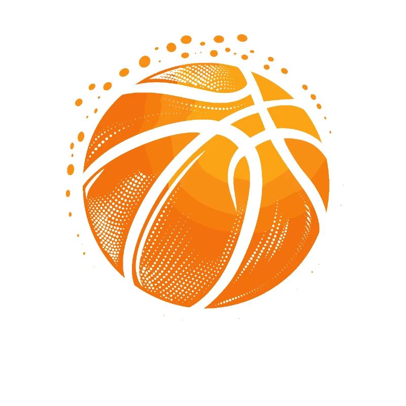 Graphique de ballon de basket-ball