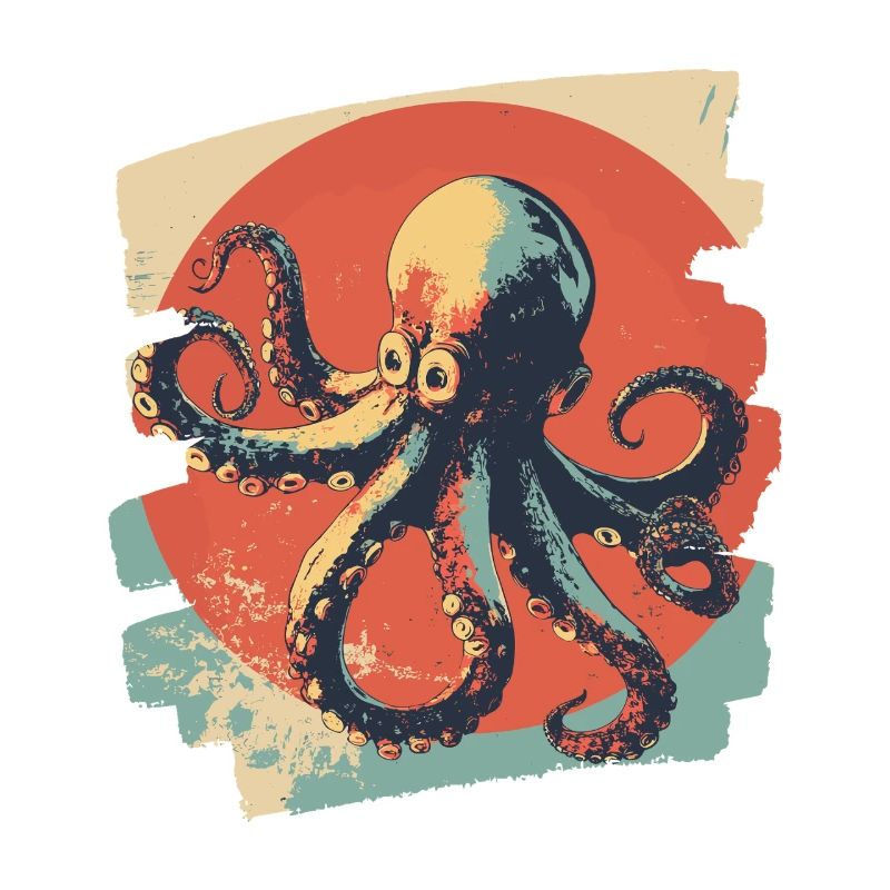 Octopus Octopus Retro