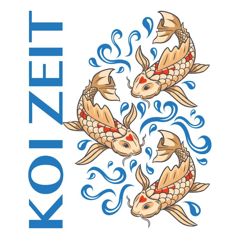 Koi Time Saying Koi Carp Lover