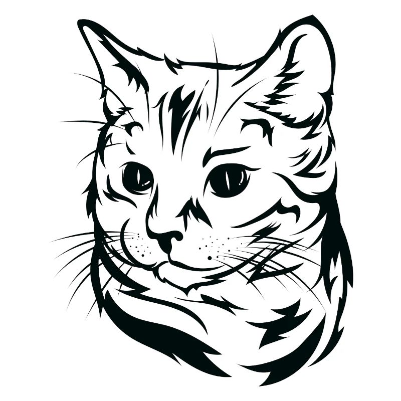 Cat Lover - Elegant Cat Portrait
